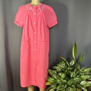Vintage PLUM BLOSSOM House dress